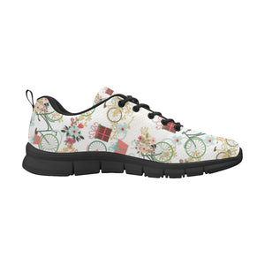 Bicycle Pattern Print Design 05 Women's Sneaker Shoes