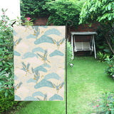 Bonsai bamboo stork japanese pattern cream theme House Flag Garden Flag