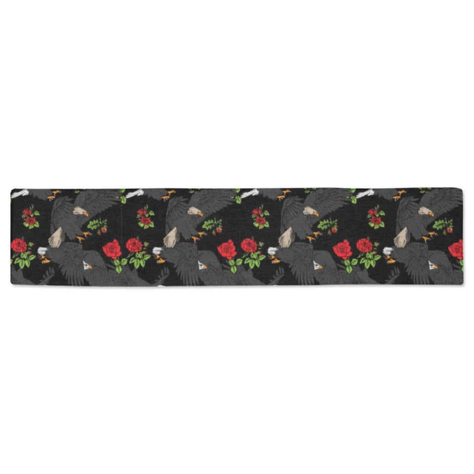 Eagle Pattern Print Design 04 Table Runner