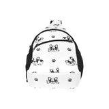 Cute french bulldog paw pattern All Over Print Chest Bag