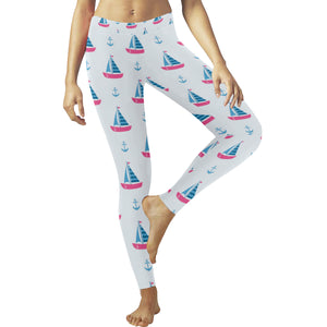Sailboat anchor pattern Women's Legging Fulfilled In US