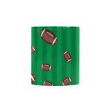 American football ball field background Morphing Mug Heat Changing Mug