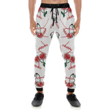 Hand drawn cherry pattern Unisex Casual Sweatpants
