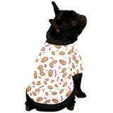 peanuts pattern background All Over Print Pet Dog Round Neck Fuzzy Shirt