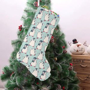 Cute Penguin pattern Christmas Stocking