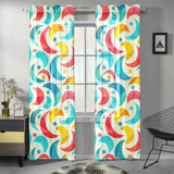 Colorful moon pattern Gauze Curtain