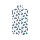 Pigeon Pattern Print Design 02 Men's Padded Vest