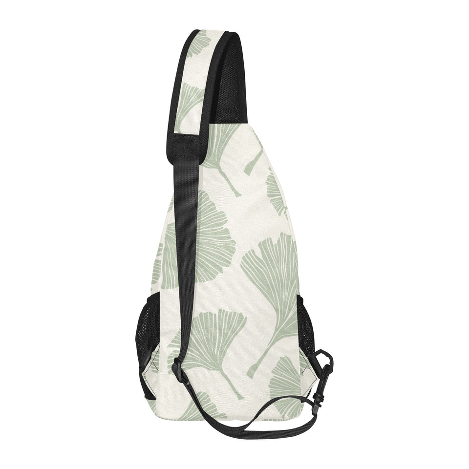 Ginkgo leaves pattern All Over Print Chest Bag