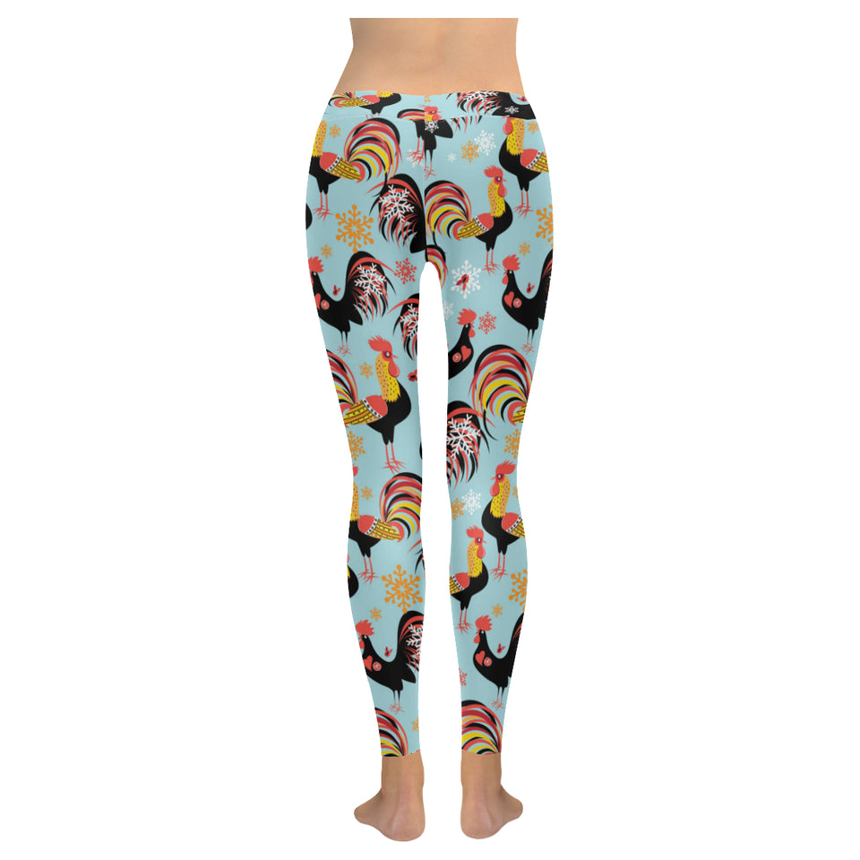 Rooster chicken cock snowfalke Women's Legging Fulfilled In US