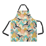 Eagle Pattern Print Design 02 All Over Print Adjustable Apron