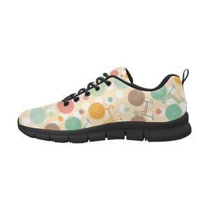 Bicycle Pattern Print Design 01 Men's Breathable Sneakers ( Model 055)