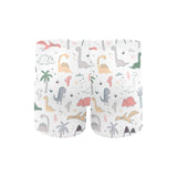 Cute cartoon dinosaurs tree pattern Men's Swimming Trunks
