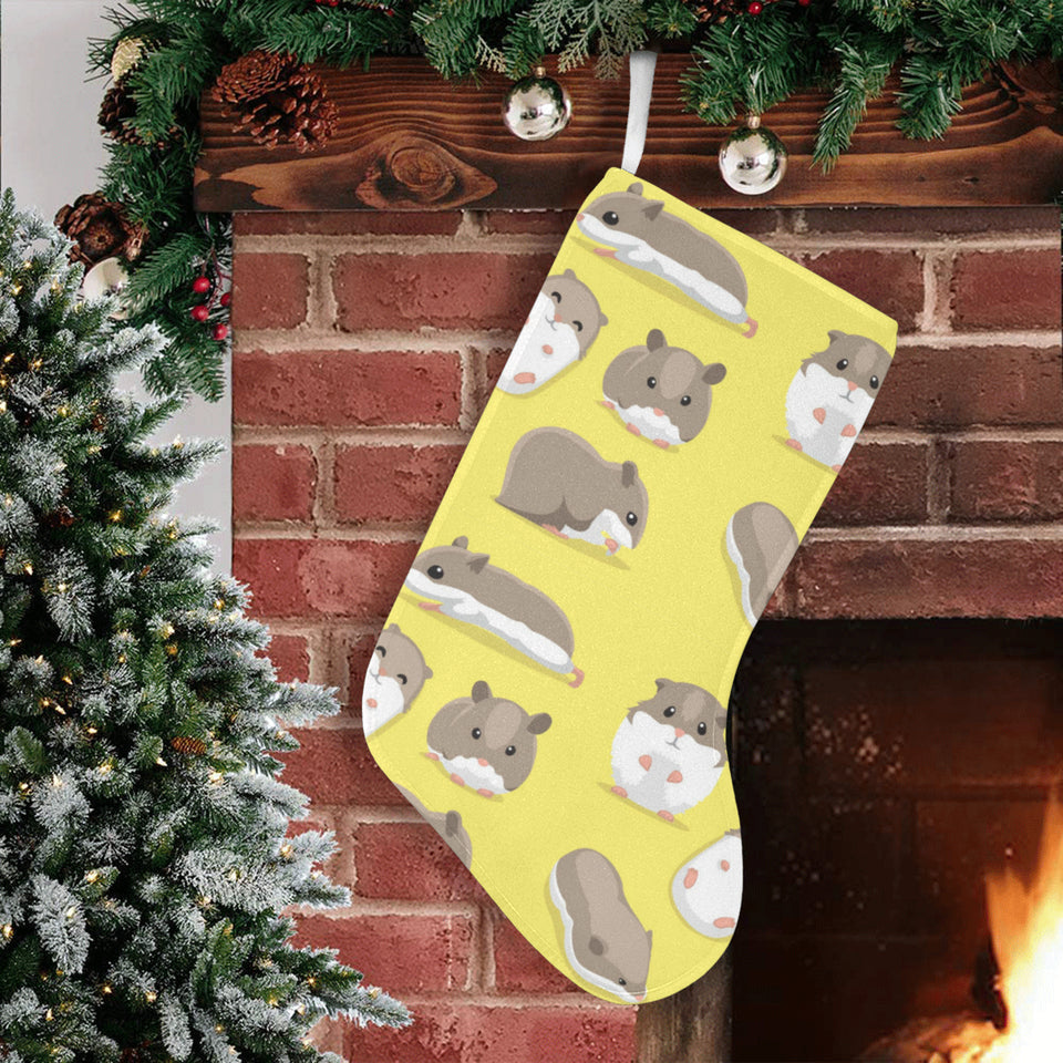 Cute Hamster pattern Christmas Stocking