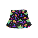 Colorful halloween background Unisex Bucket Hat