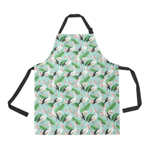 Pelican Pattern Print Design 01 All Over Print Adjustable Apron