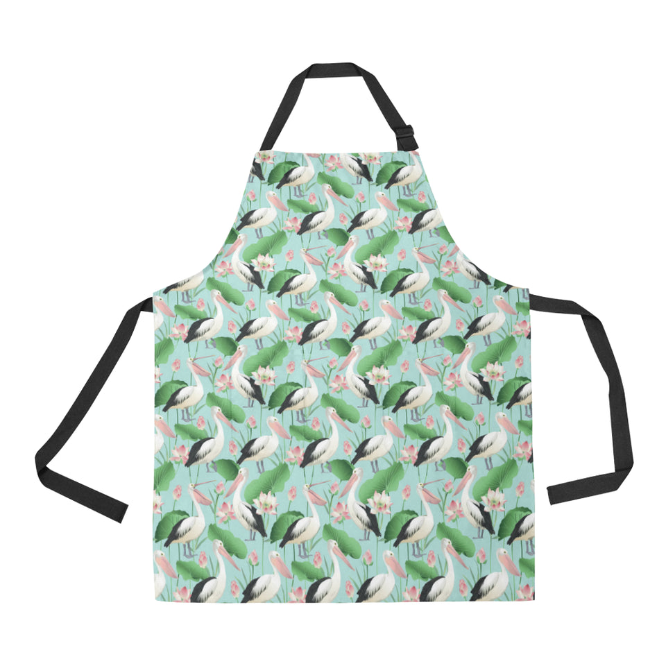 Pelican Pattern Print Design 01 All Over Print Adjustable Apron