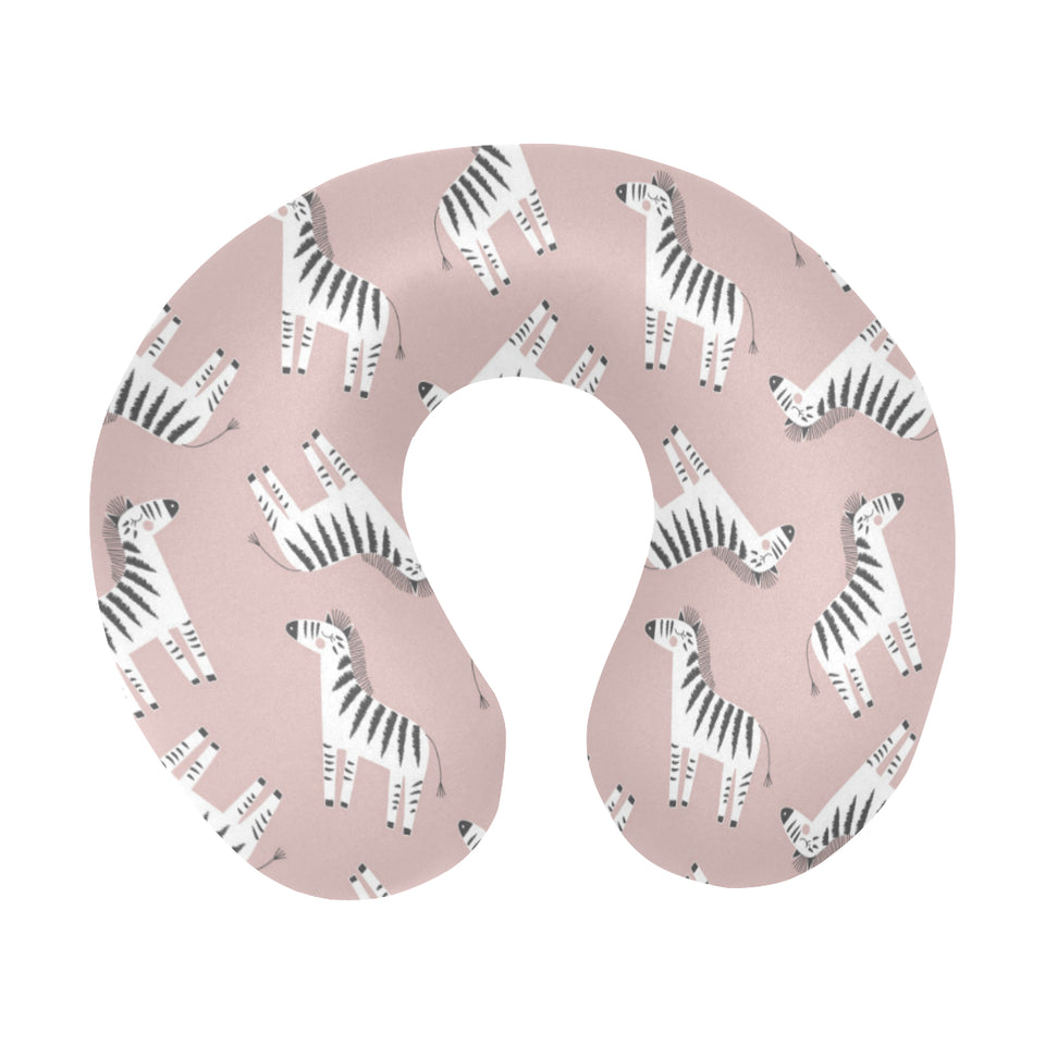 Cute zebra pattern U-Shaped Travel Neck Pillow