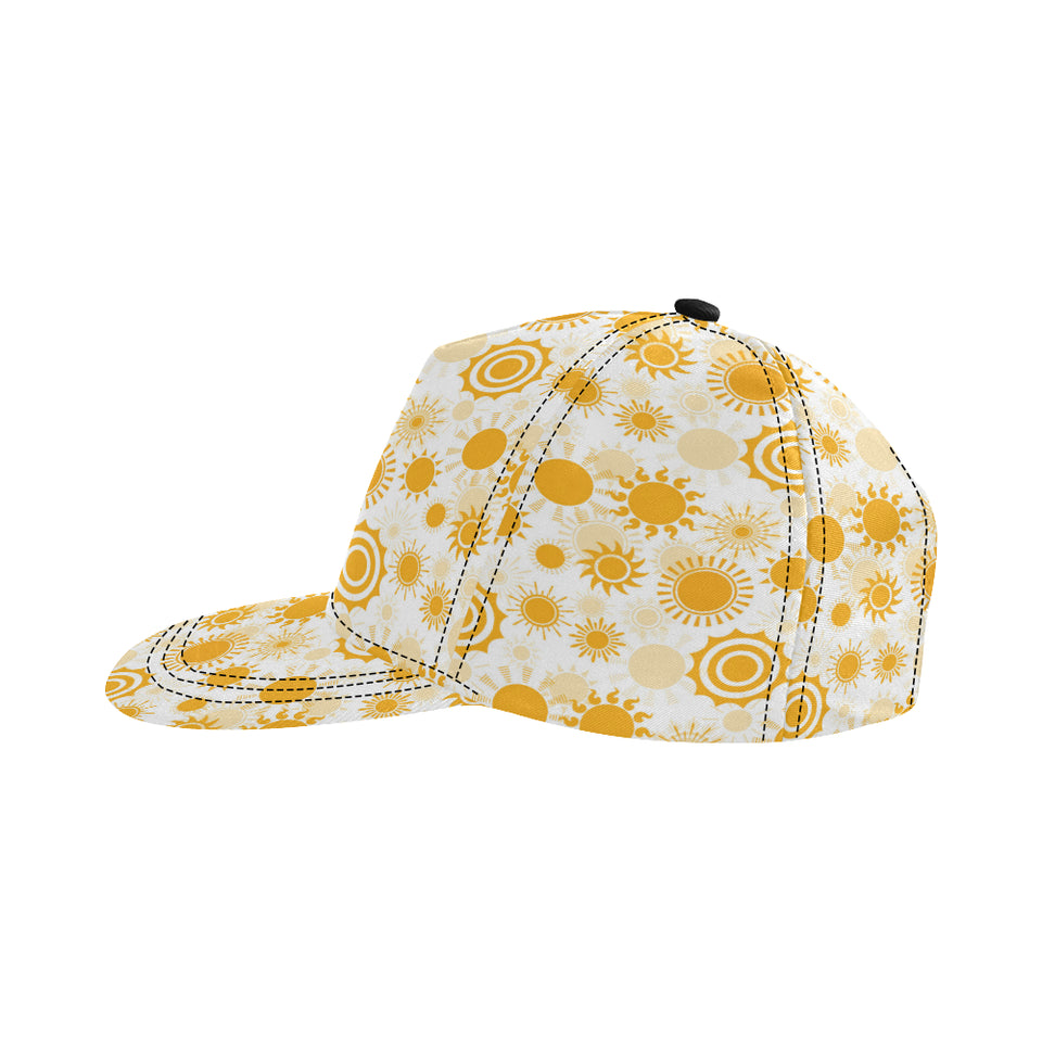 Sun design pattern All Over Print Snapback Cap