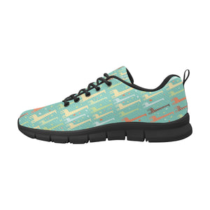 Giraffe Pattern Print Design 01 Women's Sneaker Shoes