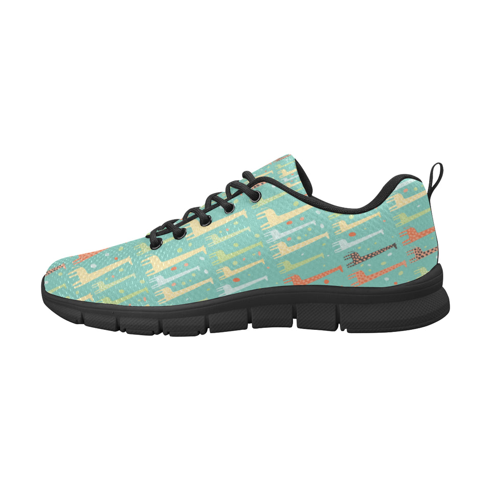 Giraffe Pattern Print Design 01 Women's Sneaker Shoes