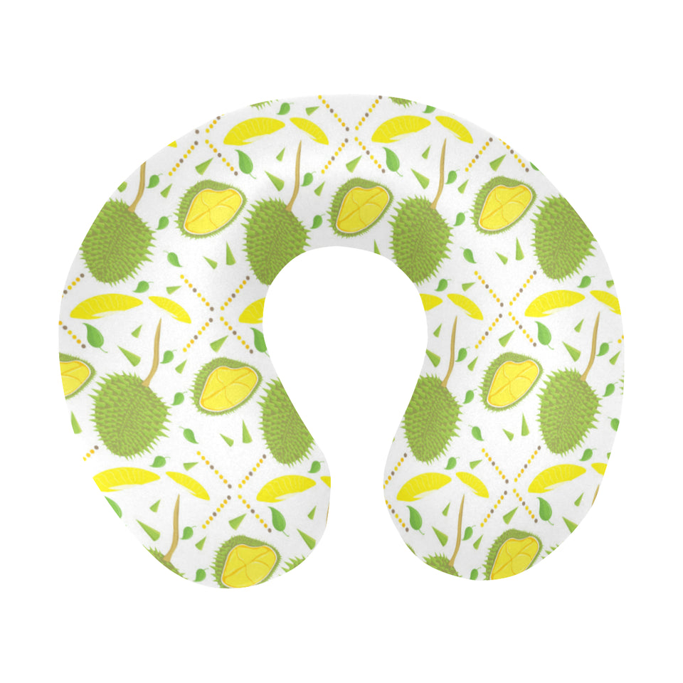 Durian pattern background U-Shaped Travel Neck Pillow