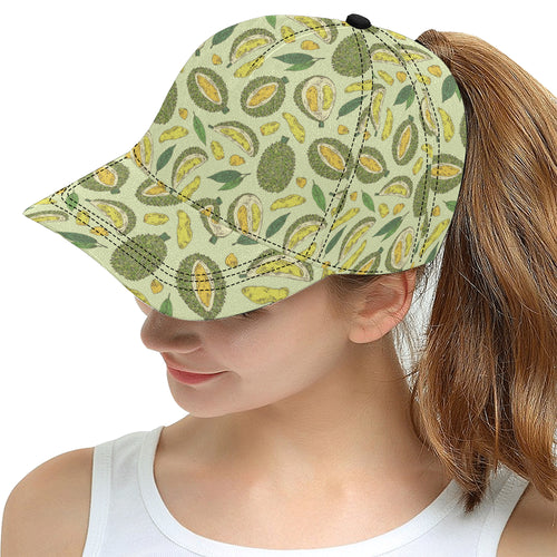 Durian leaves pattern background All Over Print Snapback Cap