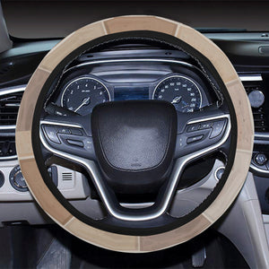 Brick Printed Pattern Print Design 01 Car Steering Wheel Cover