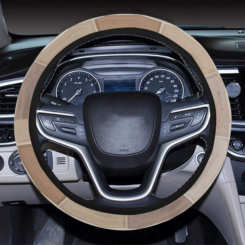 Brick Printed Pattern Print Design 01 Car Steering Wheel Cover