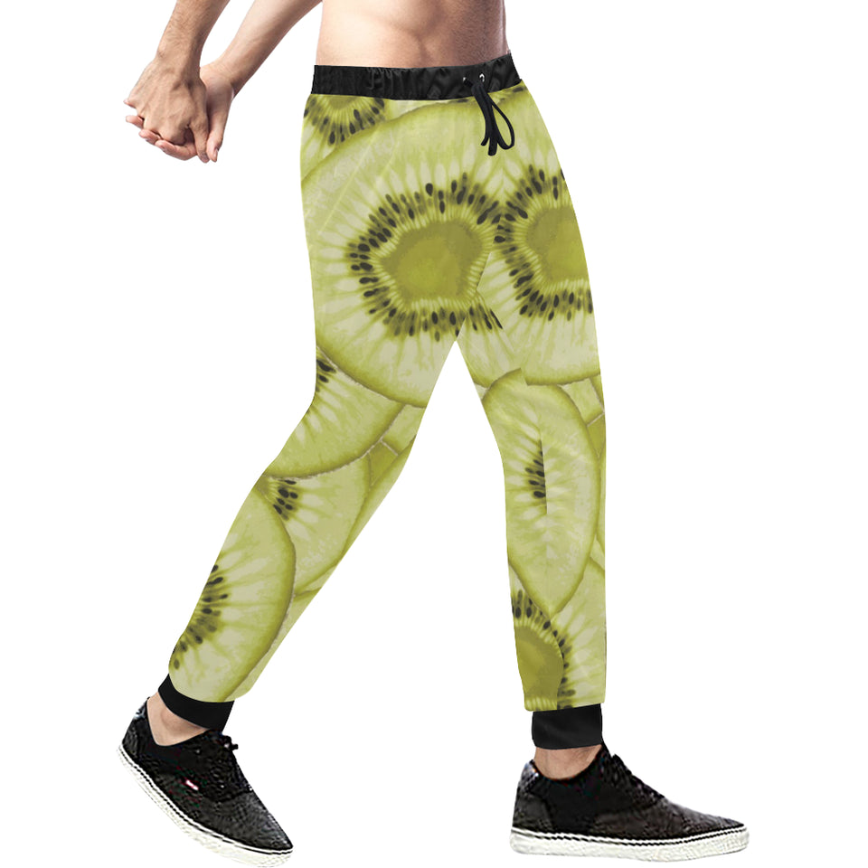Sliced kiwi pattern Unisex Casual Sweatpants