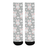 Rabbit cloud Pattern Crew Socks