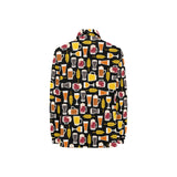 Beer type pattern Women's Long Sleeve Polo Shirt