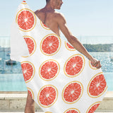 Grapefruit pattern Beach Towel
