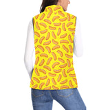 Sausage Pattern Print Design 01 Women's Padded Vest