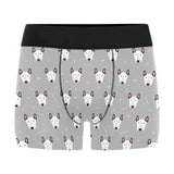 Bull Terrier Pattern Print Design 05 Men's All Over Print Boxer Briefs Men's Underwear