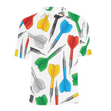 Darts Pattern Print Design 03 Men's All Over Print Polo Shirt