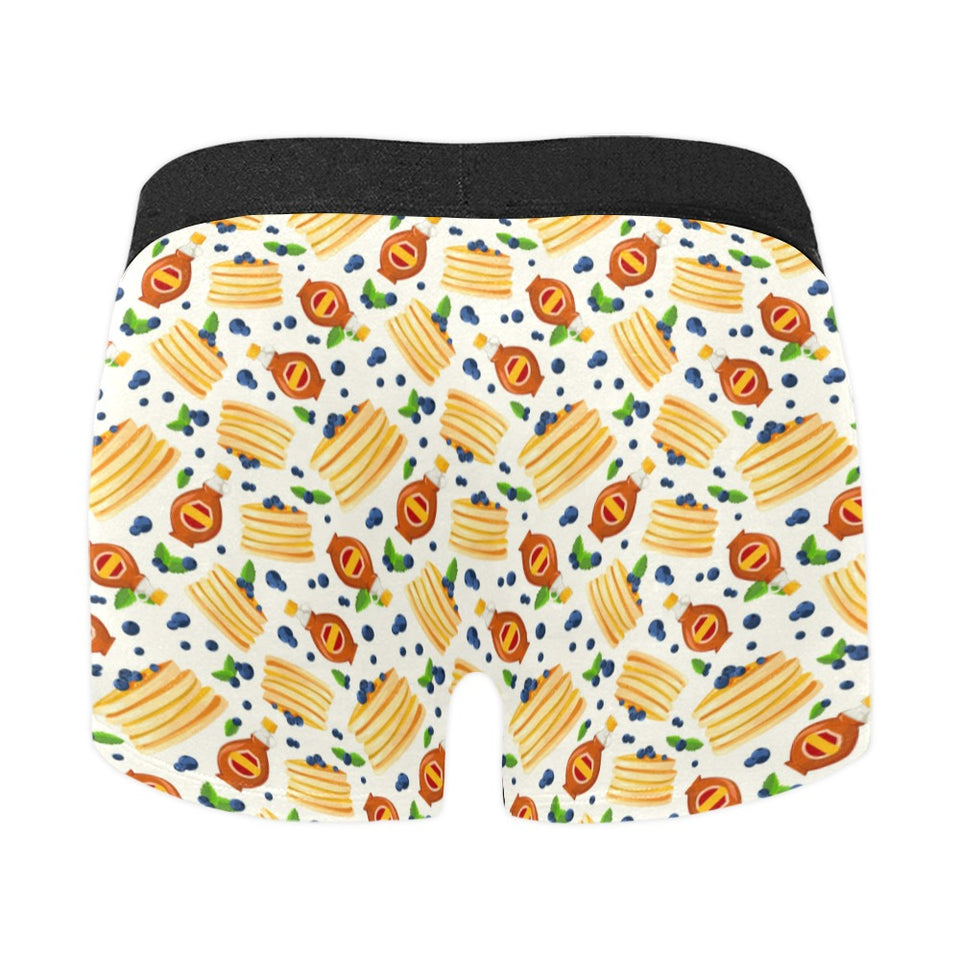 Pancake Pattern Print Design 02 Men's All Over Print Boxer Briefs Men's Underwear