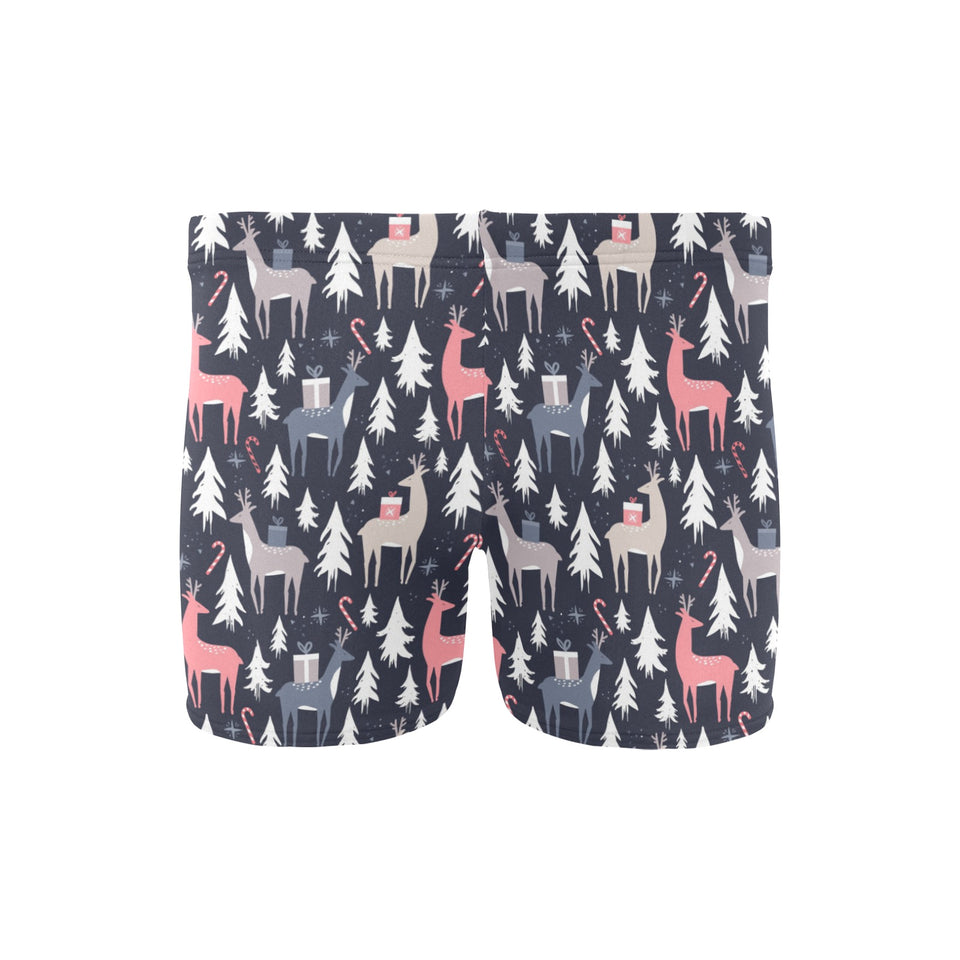 Deers Winter Christmas pattern Men's Swimming Trunks