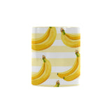 Banana pattern blackground Classical White Mug (Fulfilled In US)