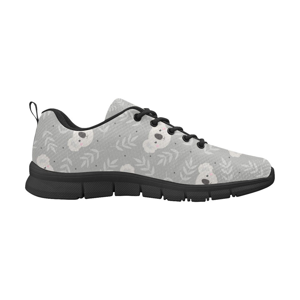 Cute koala leaves pattern Women's Sneaker Shoes