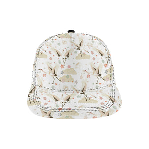 Beautiful Japanese cranes pattern All Over Print Snapback Cap