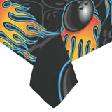 Bowling balls flame pattern Tablecloth
