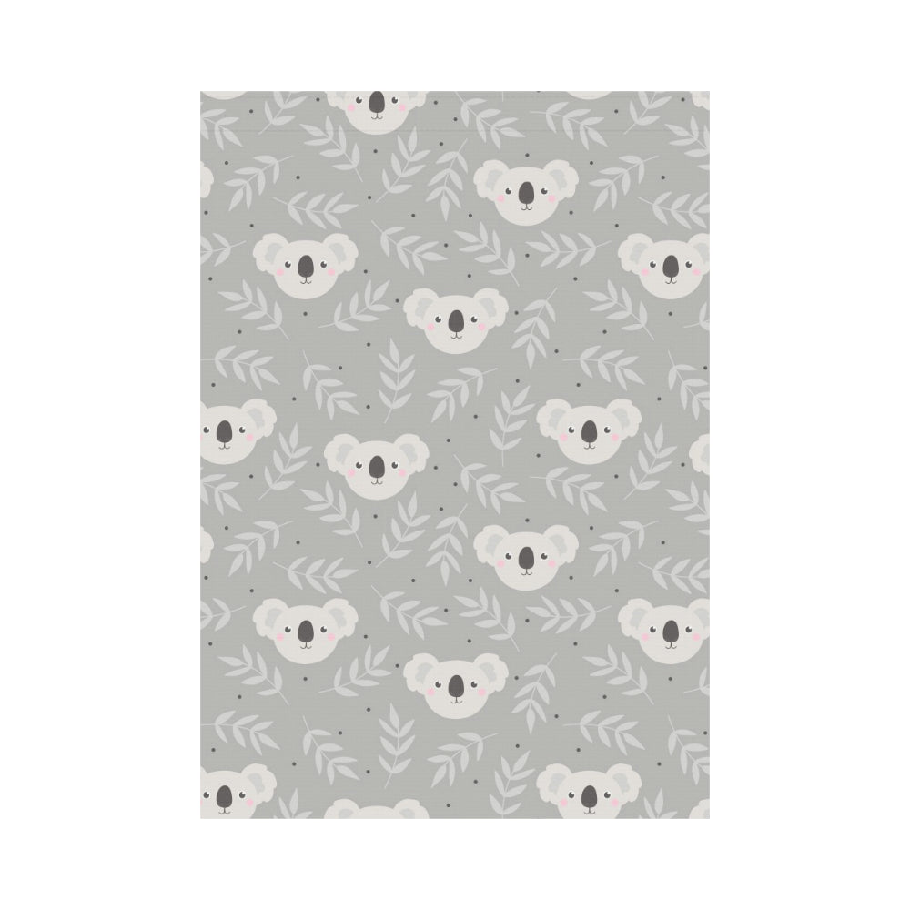 Cute koala leaves pattern House Flag Garden Flag