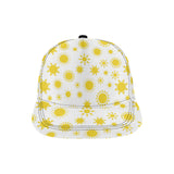 Sun pattern All Over Print Snapback Cap