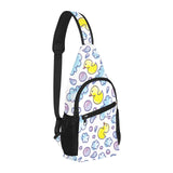 Duck Pattern Print Design 01 All Over Print Chest Bag