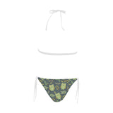 Cute owls leaves pattern Sexy Bikinis Two-Piece Swimsuits