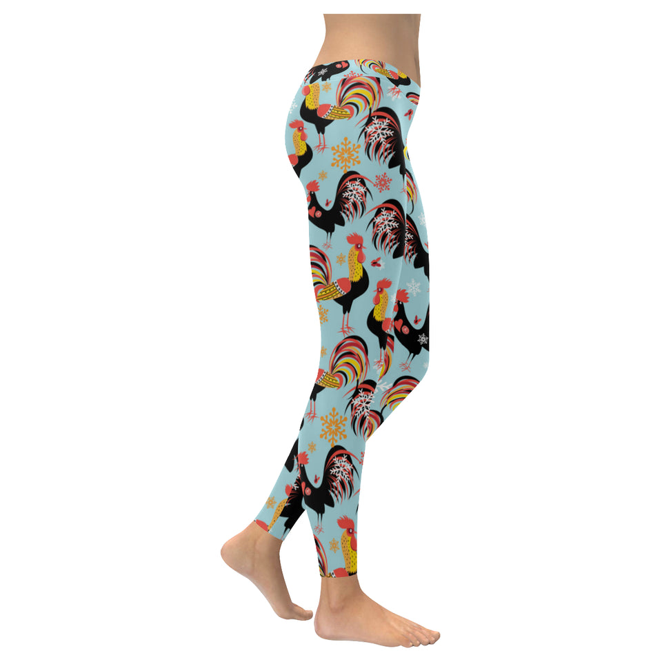 Rooster chicken cock snowfalke Women's Legging Fulfilled In US