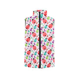 Ladybug Pattern Print Design 03 Men's Padded Vest