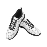 Garlic pattern black white Women's Sneaker Shoes
