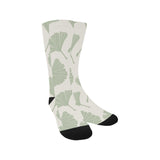 Ginkgo leaves pattern Crew Socks