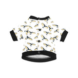 Eagle Pattern Print Design 03 All Over Print Pet Dog Round Neck Fuzzy Shirt